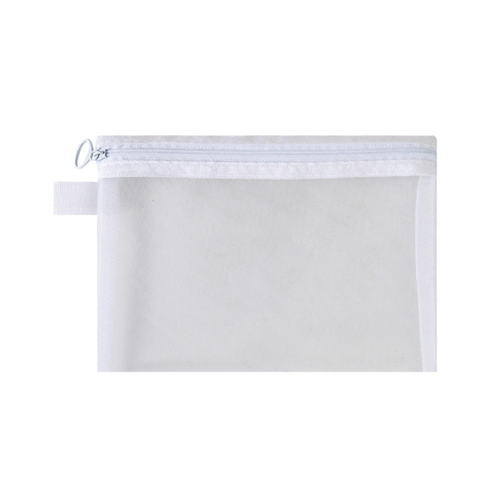 Handbags Transparent Cosmetic Bag With Zipper Mesh Mesh Pouch Toiletry Wash Bags Travel