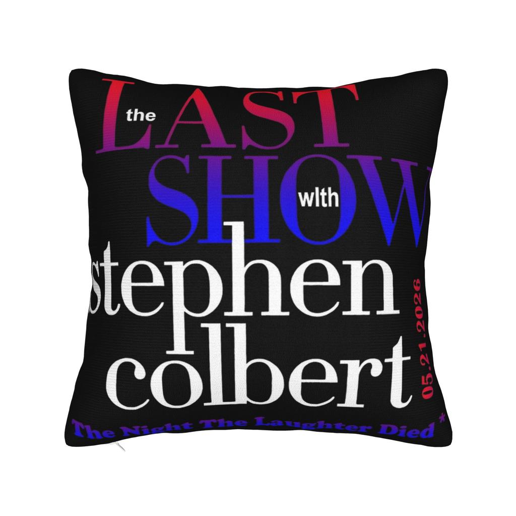 Federe Cuscino Decorative Stephen Colbert The Late Show Accessori Cuscino da Arredo per la Casa Copricuscino con Zip Varie Misure