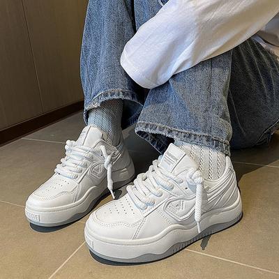 Thick Bottom Bread Shoes Women's Spring and Summer New Ins Trendy Niche Original Retro Sports Aerating Plate Shoes