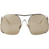 Miu Miu Original Design Metal Sunglasses Women sunglasses Gold SMUA55E5AKC057
