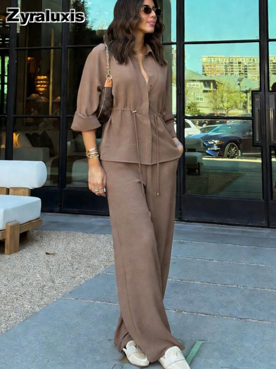 New Arrivals Women s Fashion Casual Drop Shoulder Long Sleeve Shirt S