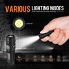 TUNENGE S15Pro Keychain 750 High Lumens EDC Pocket Flashlight with USB C Rechargeable Mini Flashlight with Perfect for and Repairs Flashlight, Clip,