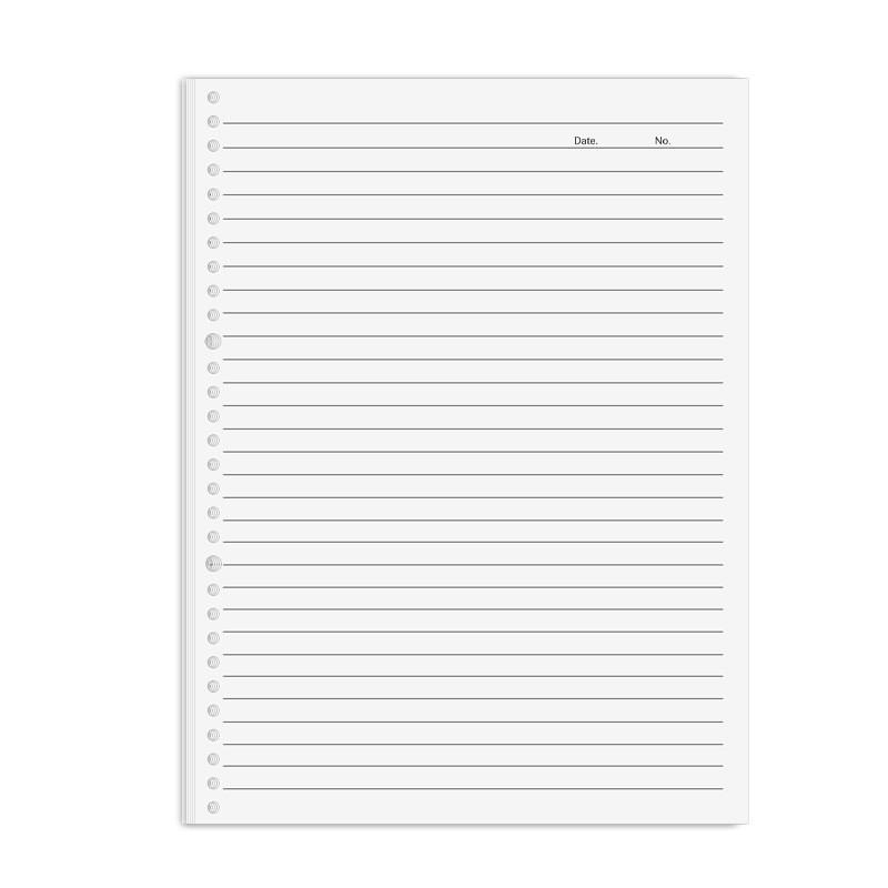 Frosted PP Loose-Leaf Binder Removable Notebook Cover A4/B5/A5 for Office School