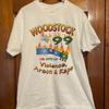 Vintage Woodstock '99 Festival Bílé Tričko Unisex Koncertní S až 5XL DO495 Unisex Tričko