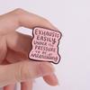 Minimalist Striking Alphabet Brooch In Alloy With Sophisticated Geometric Design For Flair Creative