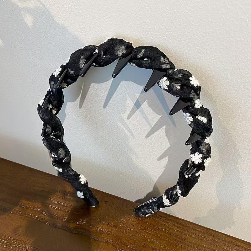 Korean Tulle Rhinestone Headband: Elegant, Luxurious Hair Accessory