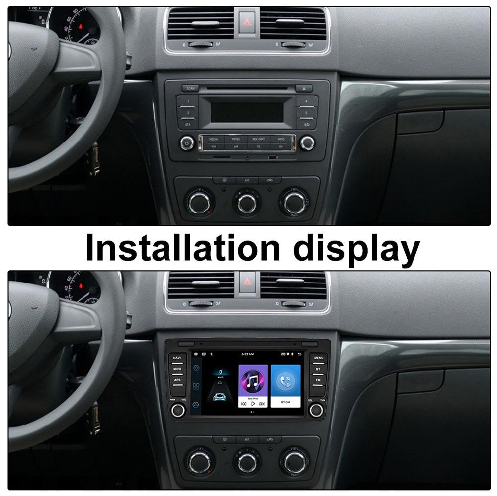 Compatible Bluetooth and Central Control Navigation for 2004-2015 Skoda Octavia
