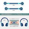 SIMOLIO Kids Wireless Headphones Bluetooth Headset with Volume Hearing Shared Dual for Gaming and Blue 712M 5.0 Microphone, Limiting, Protection,