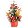 PVC Mini Artificial Christmas Tree Red Artificial Pine Tree  Hotel Cafe Table