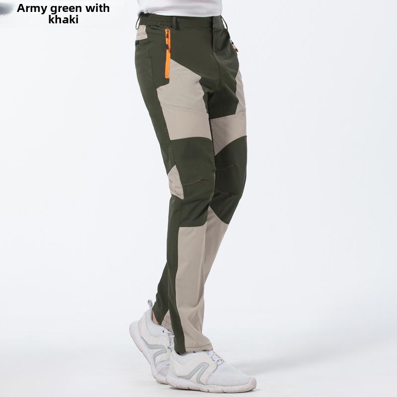 Pánské nepromokavé strečové horolezecké kalhoty – Větruodolné, Odolné proti oděru, Rychleschnoucí a Prodyšné.