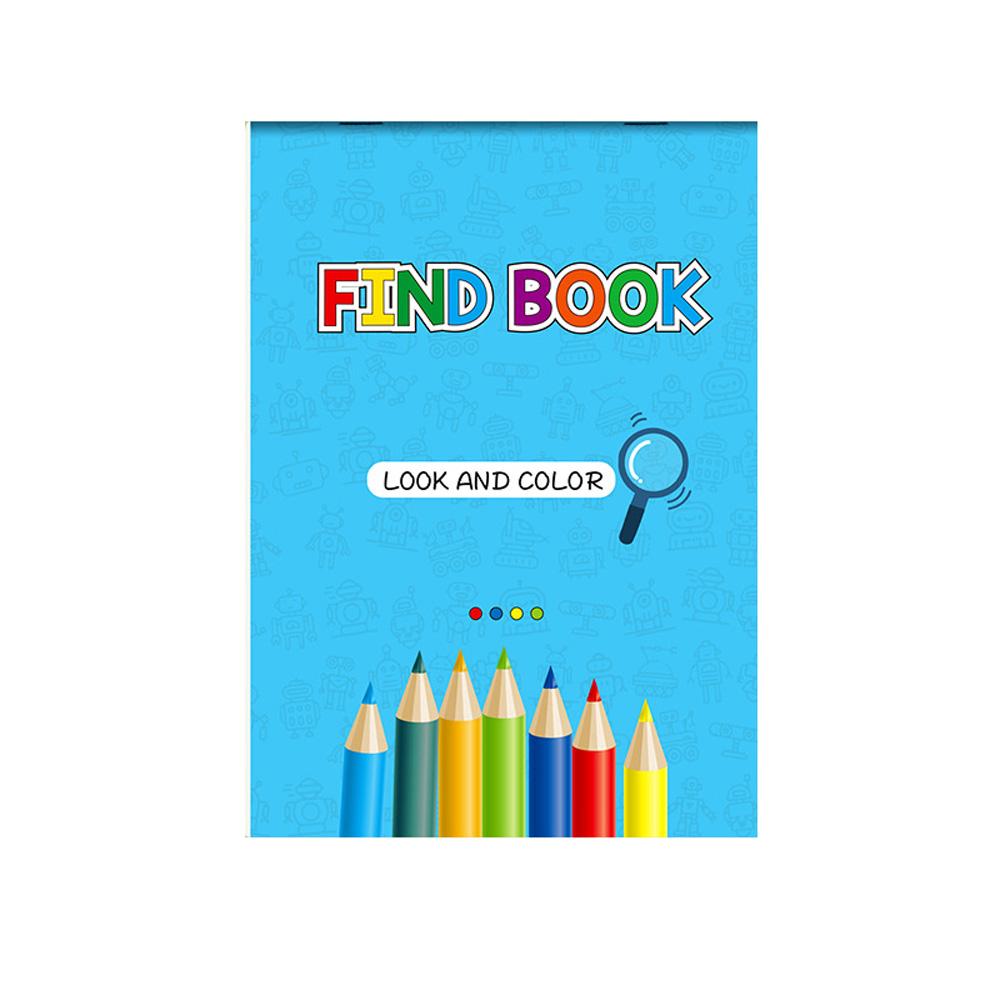

Fun visual books for children to find hidden items and color them in to enhance their attention and observation skills
