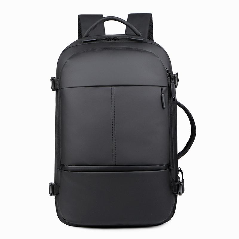 Men's Business Expansion 17 Computer Bag Travel Luggage Multi-functional Large Capacity Backpack