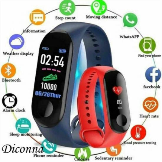 

Smart Band Часы Браслет Фитнес Tracker кровяное давление HeartRate M3PLUS