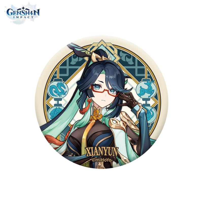 

Серия значков персонажей Genshin Impact Liyue Harbor с авторизацией MiHoYo 75 мм Xianyun