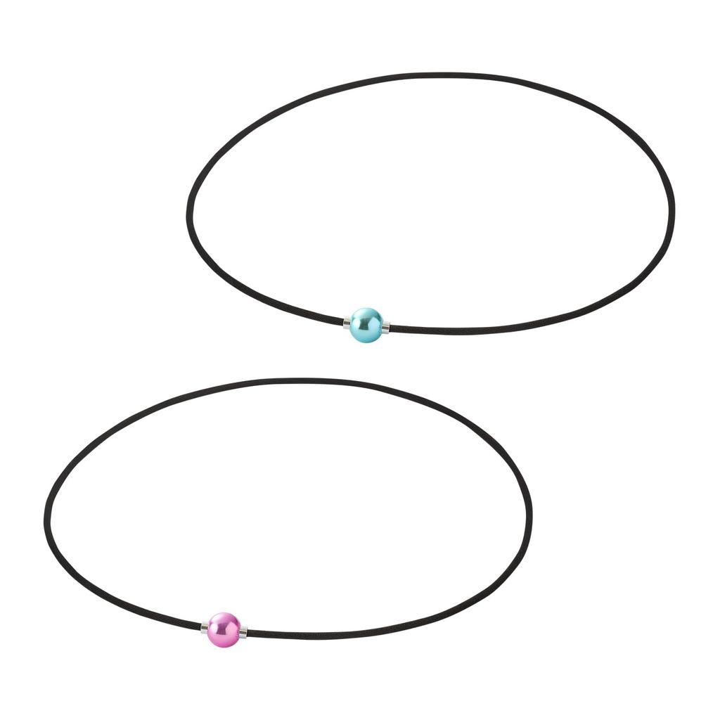 [Used by Hina Hayata] phiten RAKUWA Necklace EXTREME Mirror Ball (Light) Peppermint Green/Silver 45cm