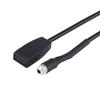3.5mm Car Audio Auxiliary In Input Interface Adapter MP3 Music Cable For E46 1998‑2006