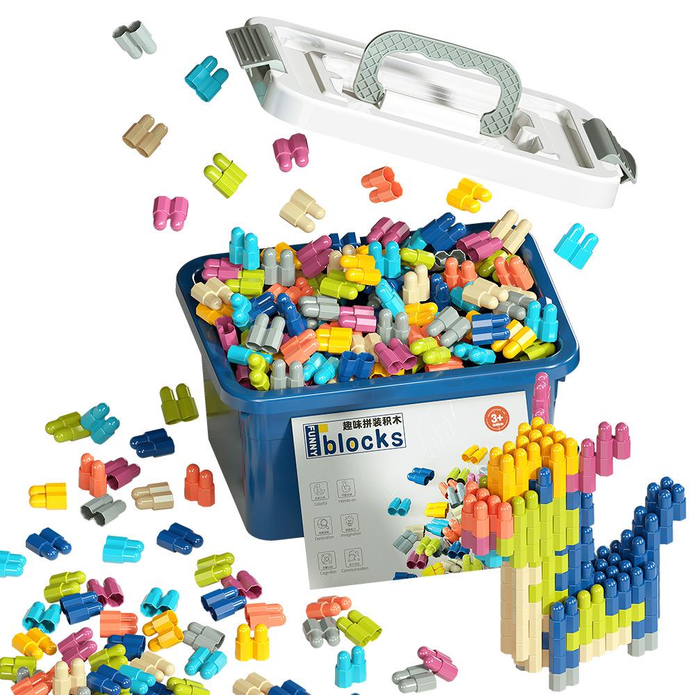 Fun Children'S Educational Diy Bullet Building Block Toy Kindergarten June 1 Gift 3 Years Old
