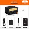 Little Bear D5 4-Way Audio Switcher with 5-Segment Stereo EQ & VU Meter HiFi Preamplifier