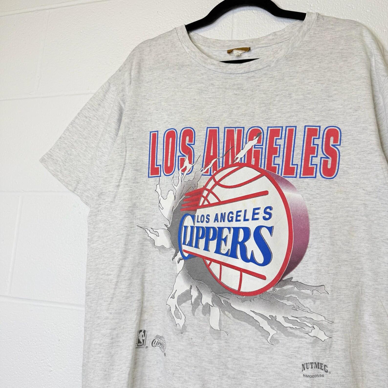 90 s Los Angeles Clippers Nutmeg Breakthrough T shirt (B2075) XL
