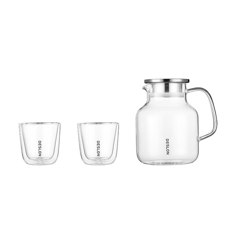 DESLON Large Capacity High Borosilicate Glass Pitcher