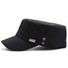 Herren-Vierjahreszeiten-Entenschnabel-Militärkappe - Flache Sonnenkappe für Outdoor-Reisen