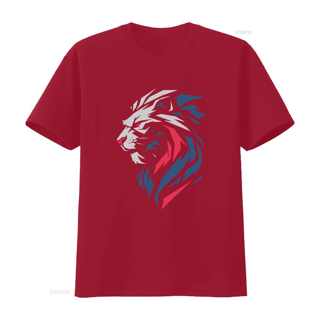 Bold Lion T Shirt Animal Lover Casual Unique for Him Her Cool vintage Washed Unisex Versatile fashion Stylish Slightly