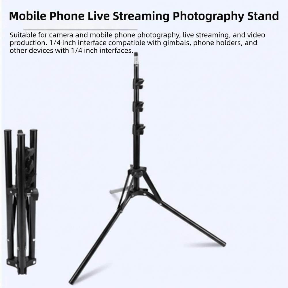 Portable Metal Camera Tripod Adjustable Tripod Light Stands Light Stand Film Studio