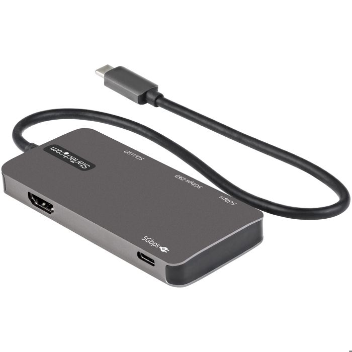 Docking Station - STARTECH - USB-C Multiport Adapter - 4K HDMI - 100W Power Supply - USB 3.0 Hub