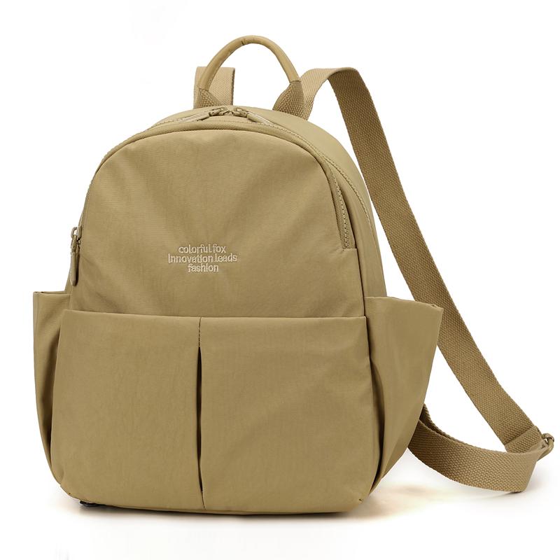 Mini Backpack with Front Pockets Casual Shoulder Bag for Daily Use