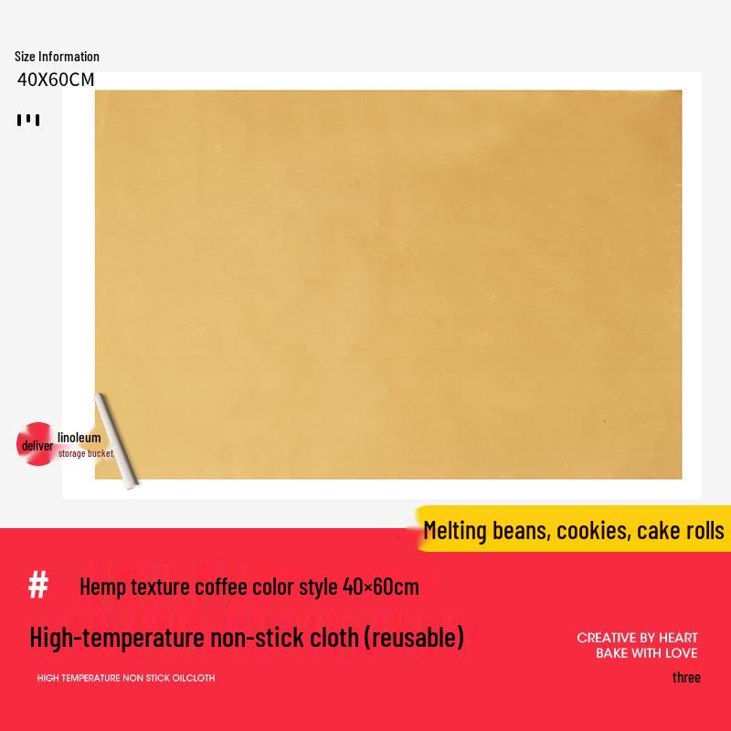 Non-Stick, Reusable, High-Temperature Baking Paper for Cakes, Household & Commercial Use