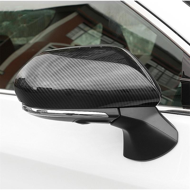 For Toyota Camry XV70 2018- Carbon Fiber Car Rearview Mirror Cover Side Wing Cap Shell Protective Case Accessories