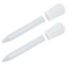 2pcs Liquid Dropper 5ml Capacity Safe Reliable Light Weight Compact Portable Pipettes for Scientific ExperimentsWhite