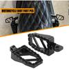 Motorcycle Foot Pegs Riot-Style Footrest Male Mount Pedals for Harley Dyna Low Rider Street Bob Sportster 883 Touring Road King Street Glide (Black)
