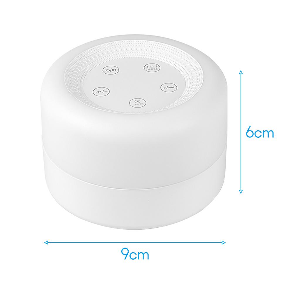 Portable White Sound Machine Baby Sooth    Night Light with 12 Soothing Sounds 7 Lighting Colors Tim  for Baby Students Adults Sleep Work M