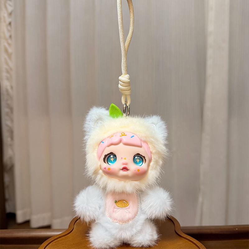 Cute Transformation Vinyl Fruit Doll Toy Pendant Ornaments Backpack Hangings Decorati