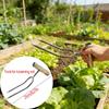 1pc Handheld Loosening 2-Tooth Fork Shovel Gardening Vegetable Planting Flower Fertilizer Weeding Tool Gardening Accessories