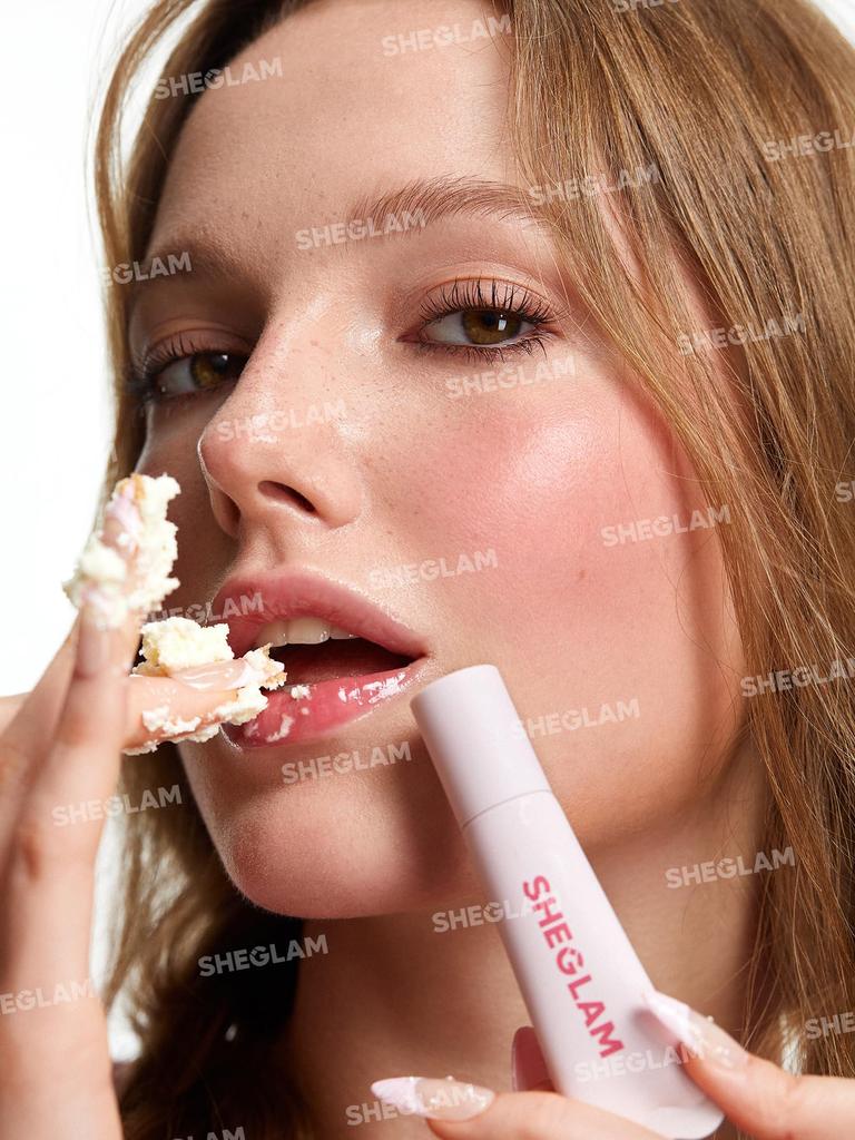 SHEGLAM Crystal Glaze Lip Moisturizing Crystal Sweet Scent Gloss, Jelly, Shine, 8-Hour Lasting, (Strawberry Milk)