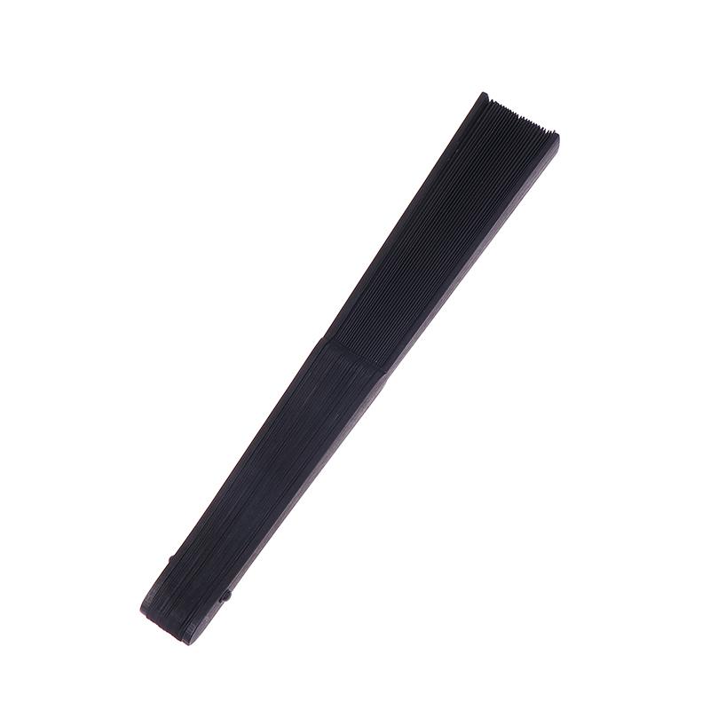 Black Hand Fan Vintage Folding Fans Wedding Party Favor Supplies Chinese Hand Fan Classical Dance Fan Craft Fan Lightweight