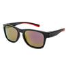 [Captain Stag] Men's Sunglasses with Case, UV400 Protection, Polarized, Lightweight, Polycarbonate, Stylish, for Driving, Sports, Golf, Baseball,