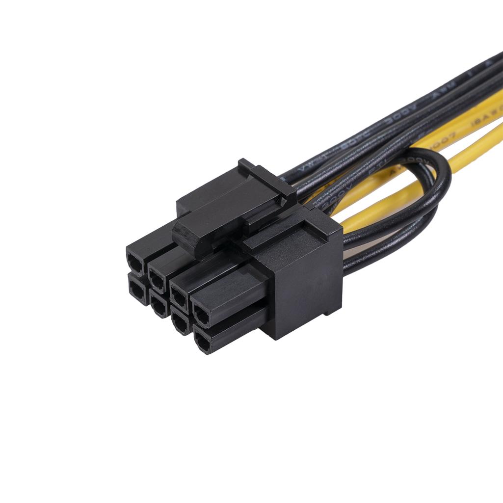 

6Pin Female to 8Pin (6pin+2pin) Female Adapter Cable 20cm PCI-Express GPU Video Graphics Card Power Supply Converter Cord As Shown A