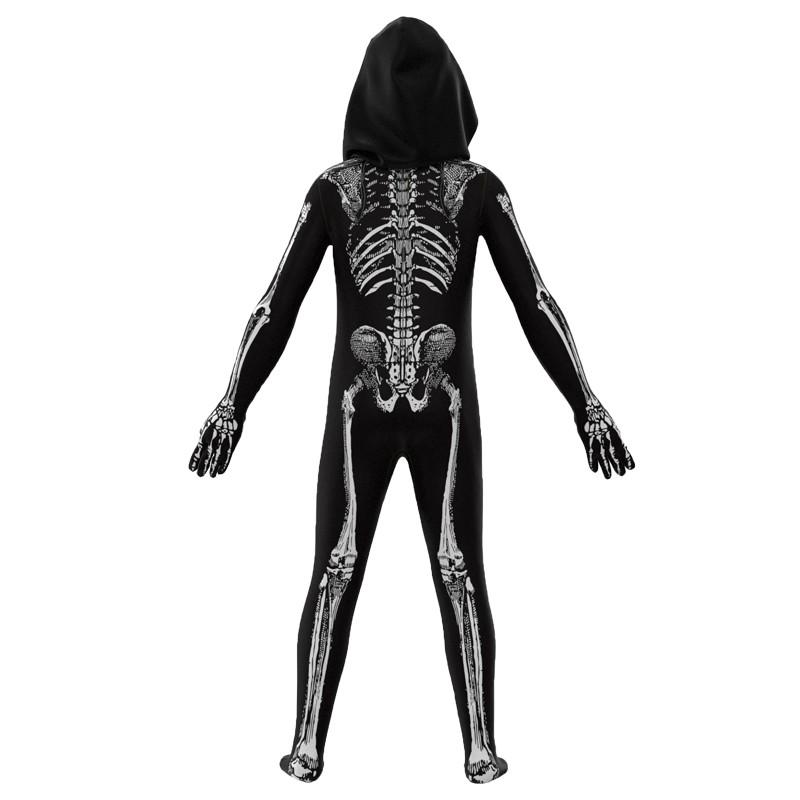 

Costumes Halloween Childrens Horror Skeleton Onepiece Tights Cosplay Adult M