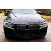 Griglia a Reni Anteriore Diamond Double Slat Racing Sport per BMW Serie 3 F30 F31 F35 2011-19 Accessori Auto