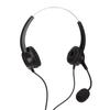 Call Center Headset Dual 3.5mm Plug Hearing Protection Noise Cancelling Mic Computer Headset