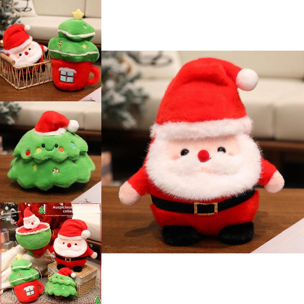 Christmas Santa Claus Plush Toy With Soft Filling For Festive Gift And Party Decor