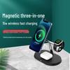 3-in-1 Wireless Charger for Apple & Huawei Phones, Magnetic Earphone & Watch Charging