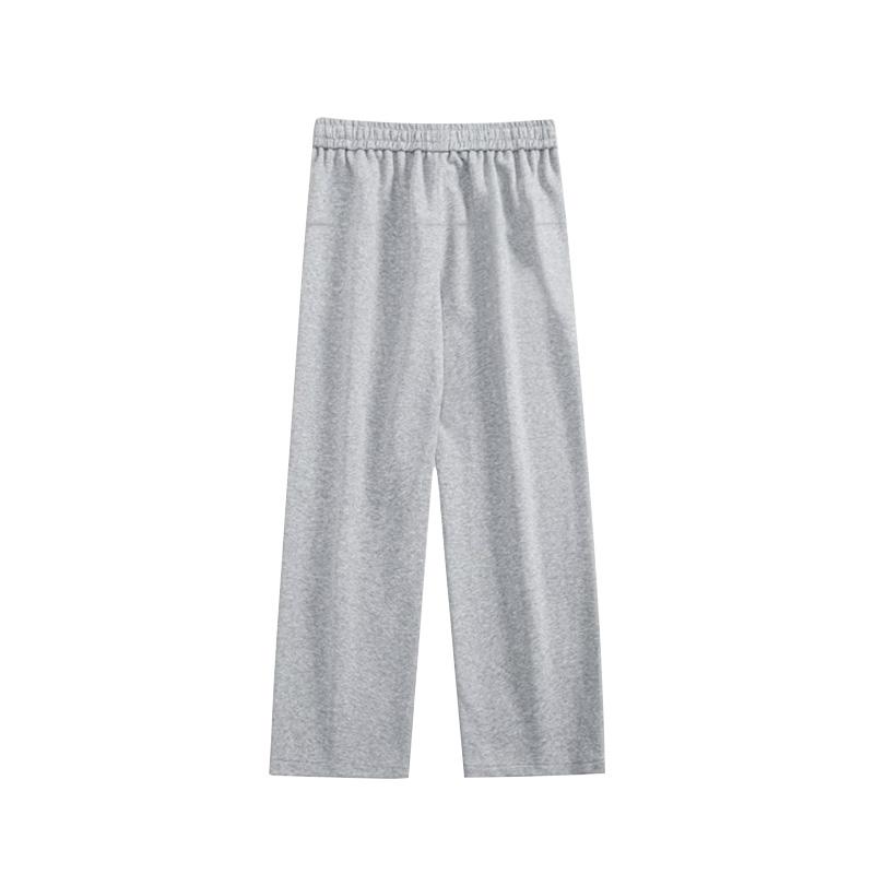 Li Ning Logo Atmungsaktiv Bequem Student Vielseitig Lässig Schnürung Gerades Bein Sporthose Unisex Hose AWDU24-1