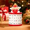 With Handle Christmas Eve Packaging Box Portable Xmas Candy Box  Christmas Eve