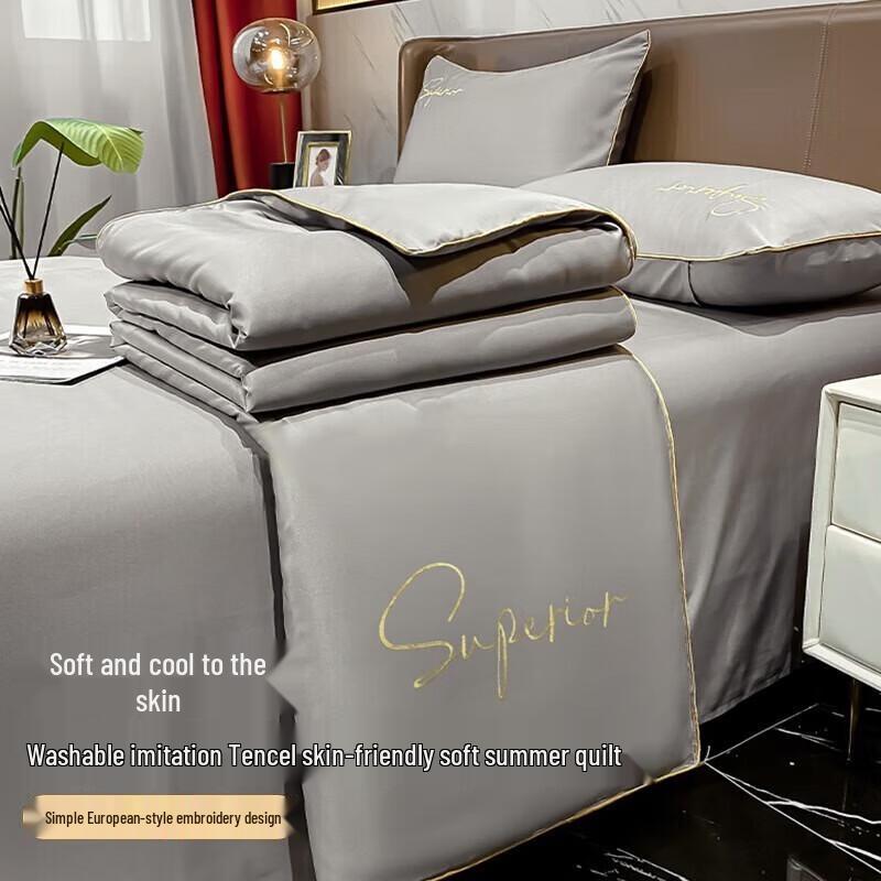 

Nanjiren Washable Ice Silk Summer Quilt