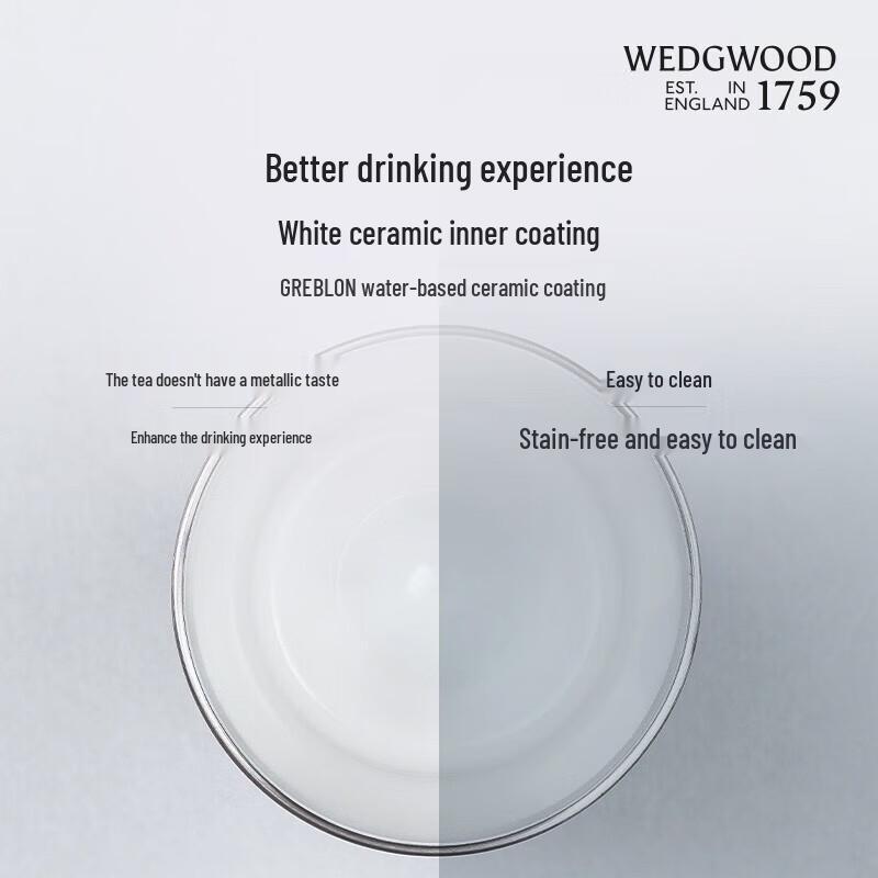 Wedgwood Wild Strawberry Stainless Steel Travel Mug