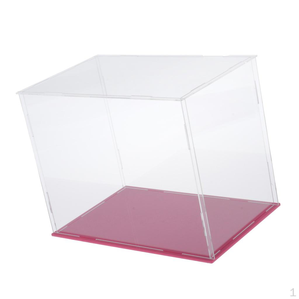 Acrylic Clear Showcase for Building Blocks Toy Car Model Doll